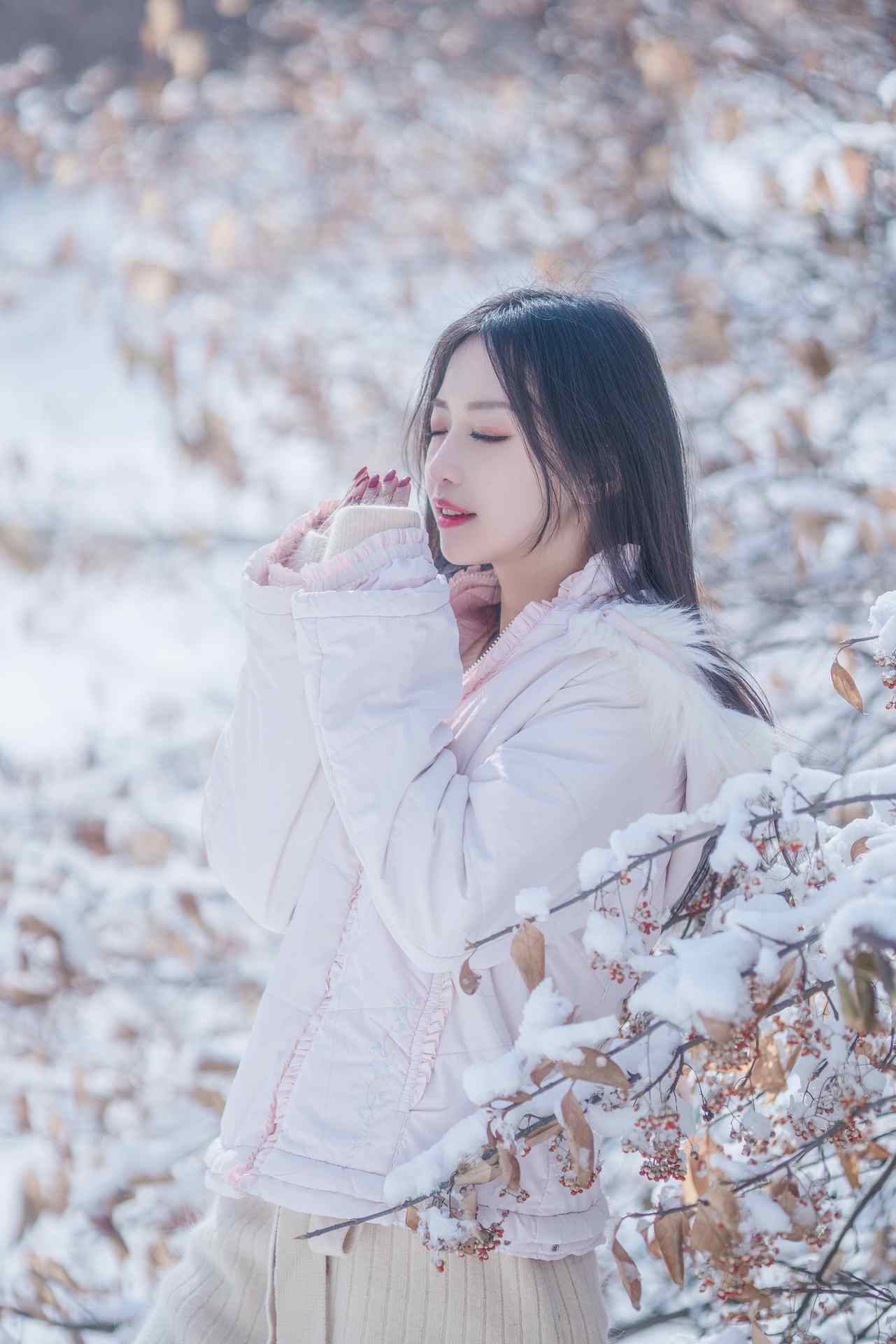 NO.046Shika小鹿鹿雪景写真作品【28P】-可宝主
